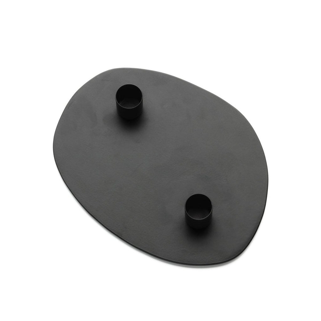 De Glowpad Kaarsenhouder - Zwart - M