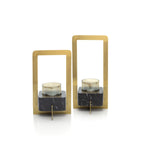 De Marbre d’Or Kaarsenhouder - Goud Zwart - M