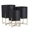 Plantenstandaard set Aries Zwart