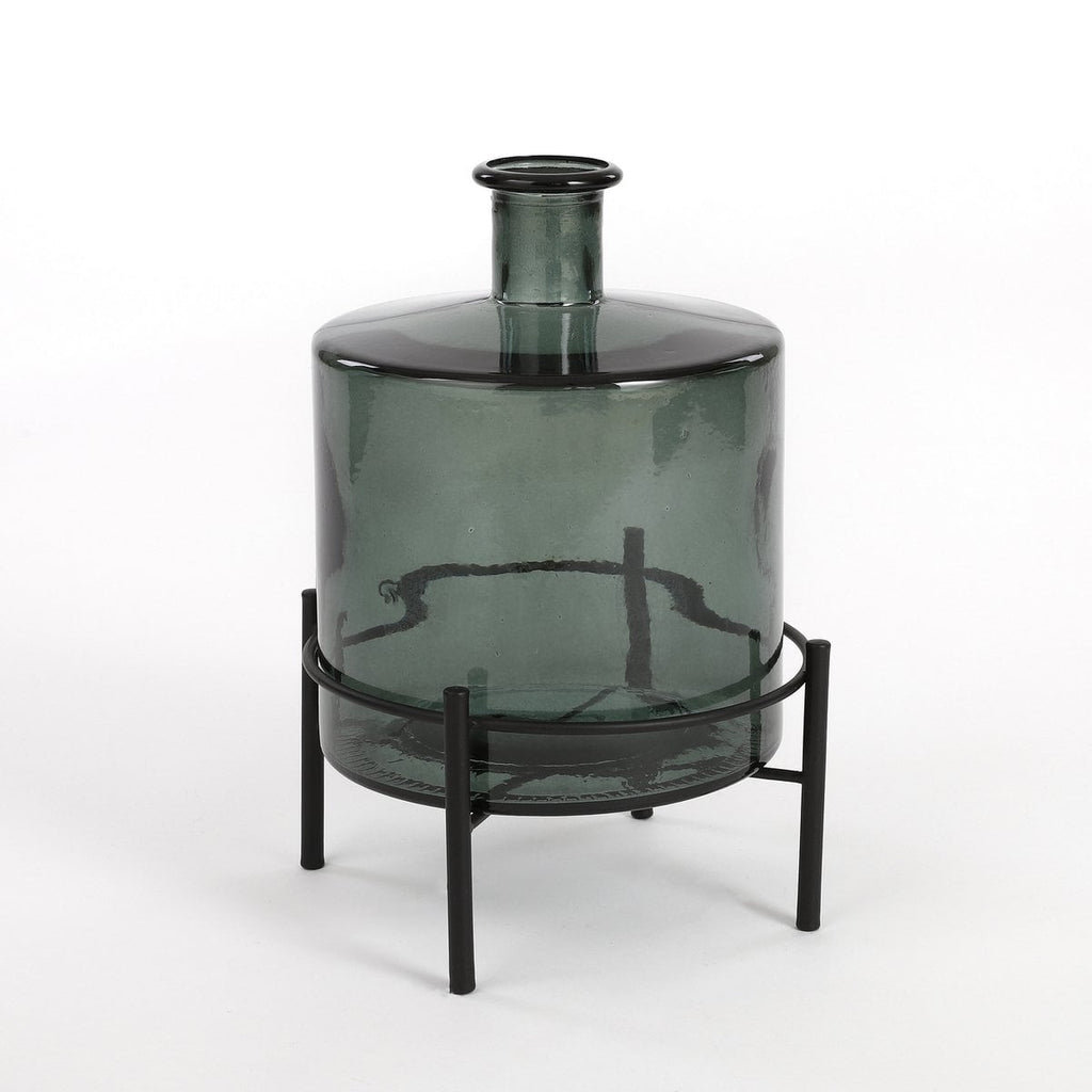 Decoratieve fles Guan Grijs