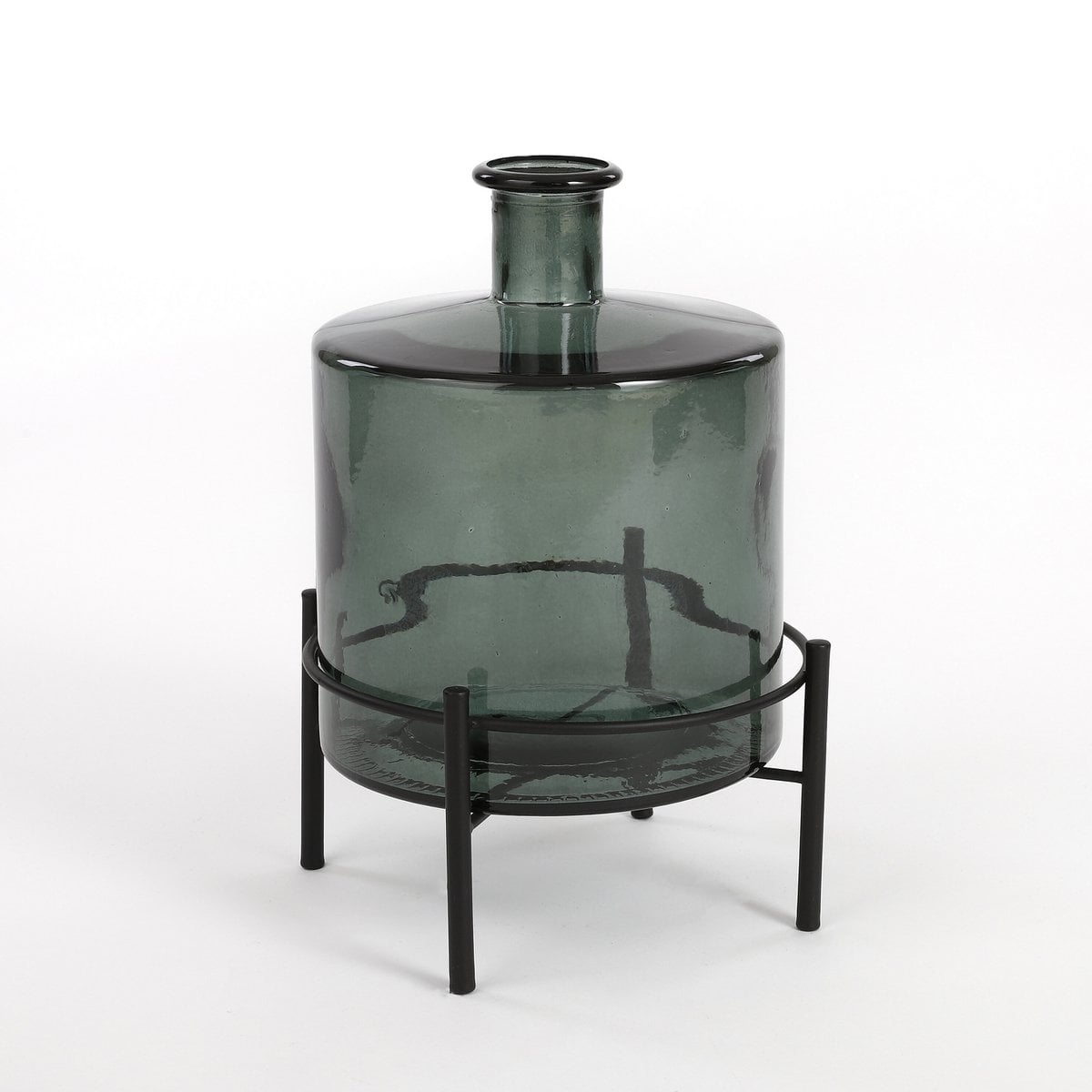Decoratieve fles Guan Grijs