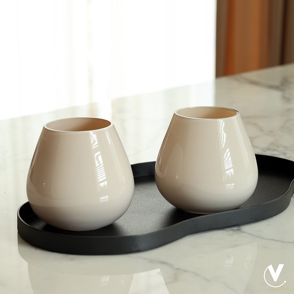 Waxinelichthouder - Tasman XS ivory (set van 2 stuks) *Verwacht eind April