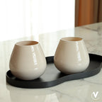 Waxinelichthouder - Tasman XS ivory (set van 2 stuks) *Verwacht eind April