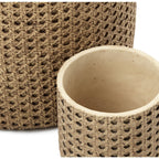 De RattanRock Plantenpot Naturel 20x20