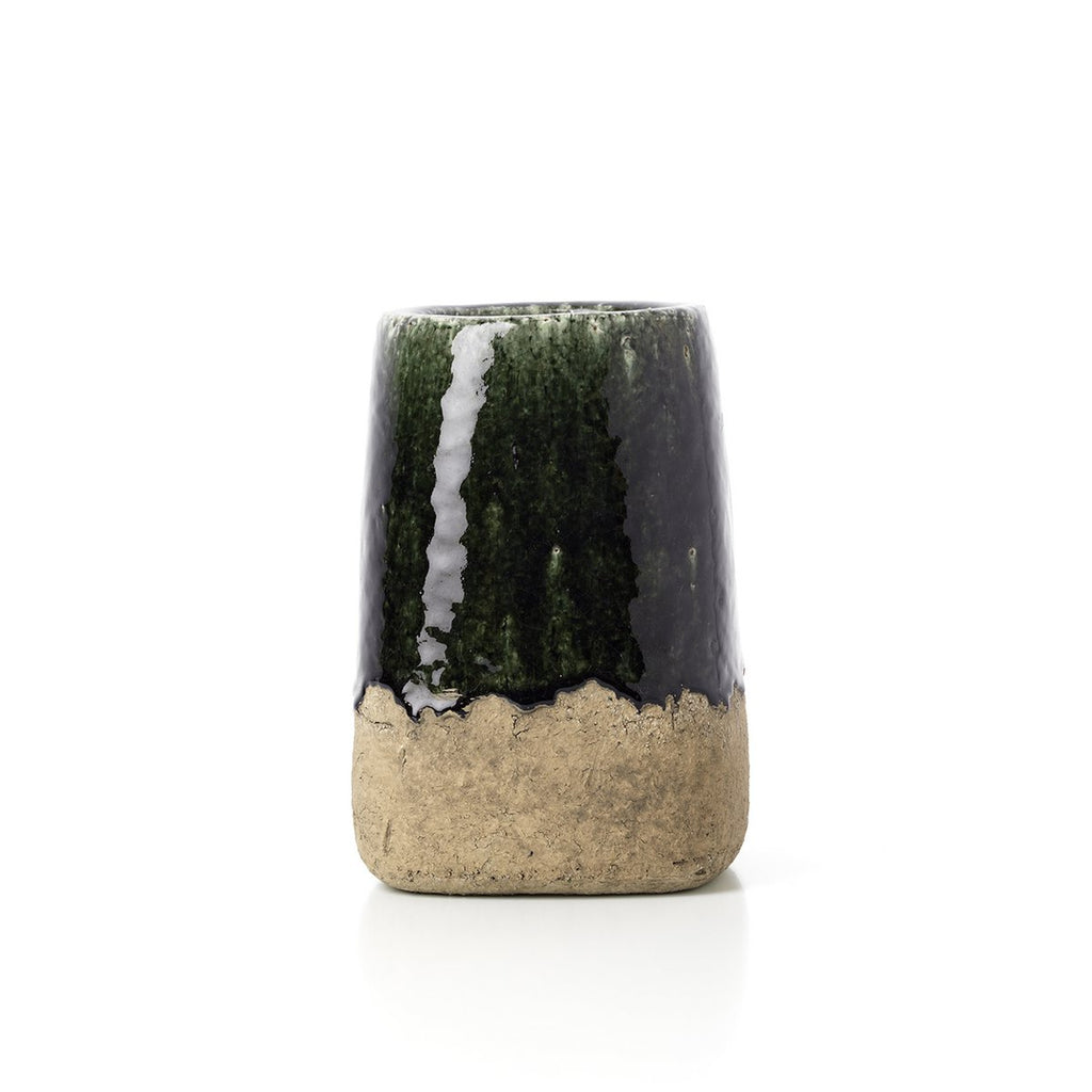 De Moss Conische Plantenbak - Betongroen - M