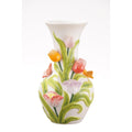 Kleurrijke vaas met tulpen 19x33,5cm