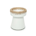 De Mooie Kaarsenhouder - Wit Naturel - M