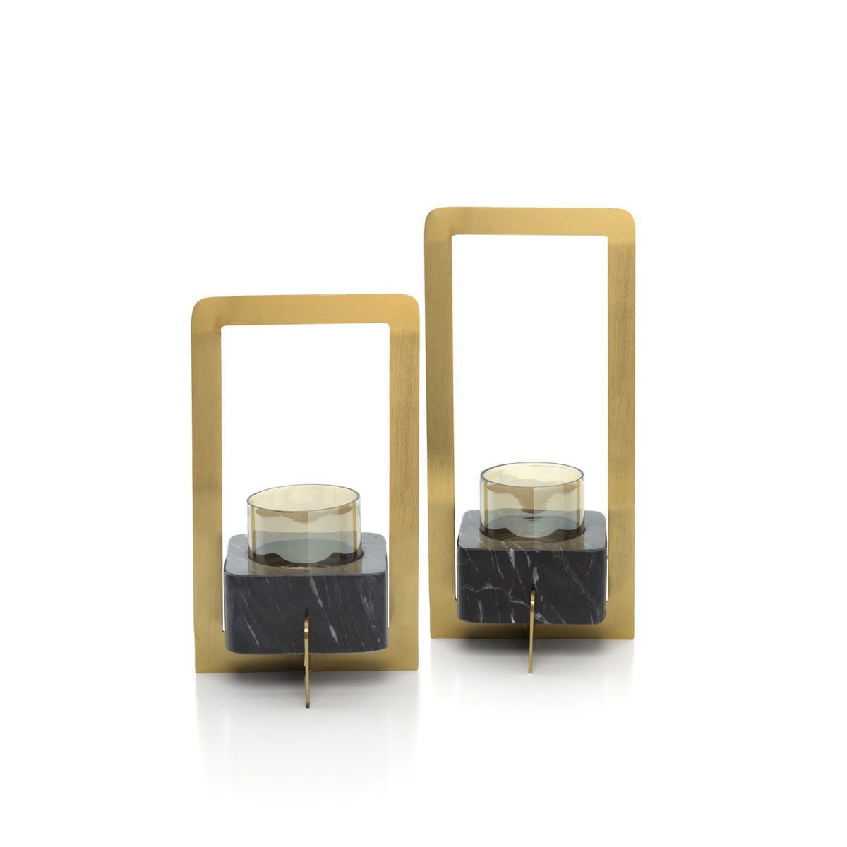 De Marbre d’Or Kaarsenhouder - Goud Zwart - L