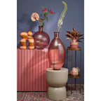 Vaas Fles Firenza Lichtroze 42cm
