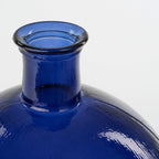 Vaas Fles Firenza Donkerblauw 42cm