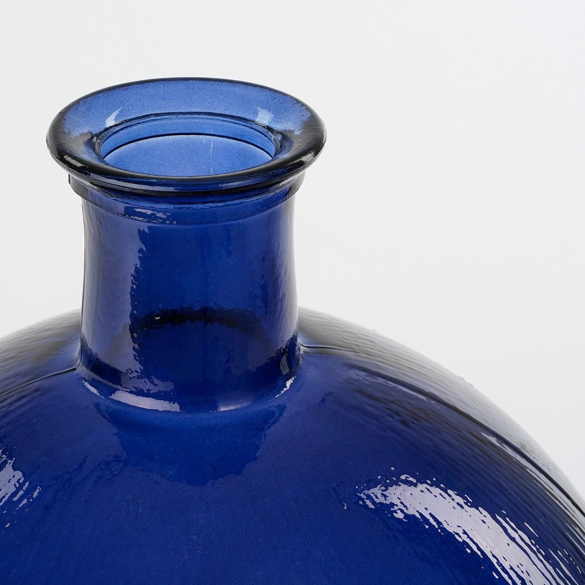 Vaas Fles Firenza Donkerblauw 42cm