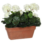 Kunstplant Geranium Wit