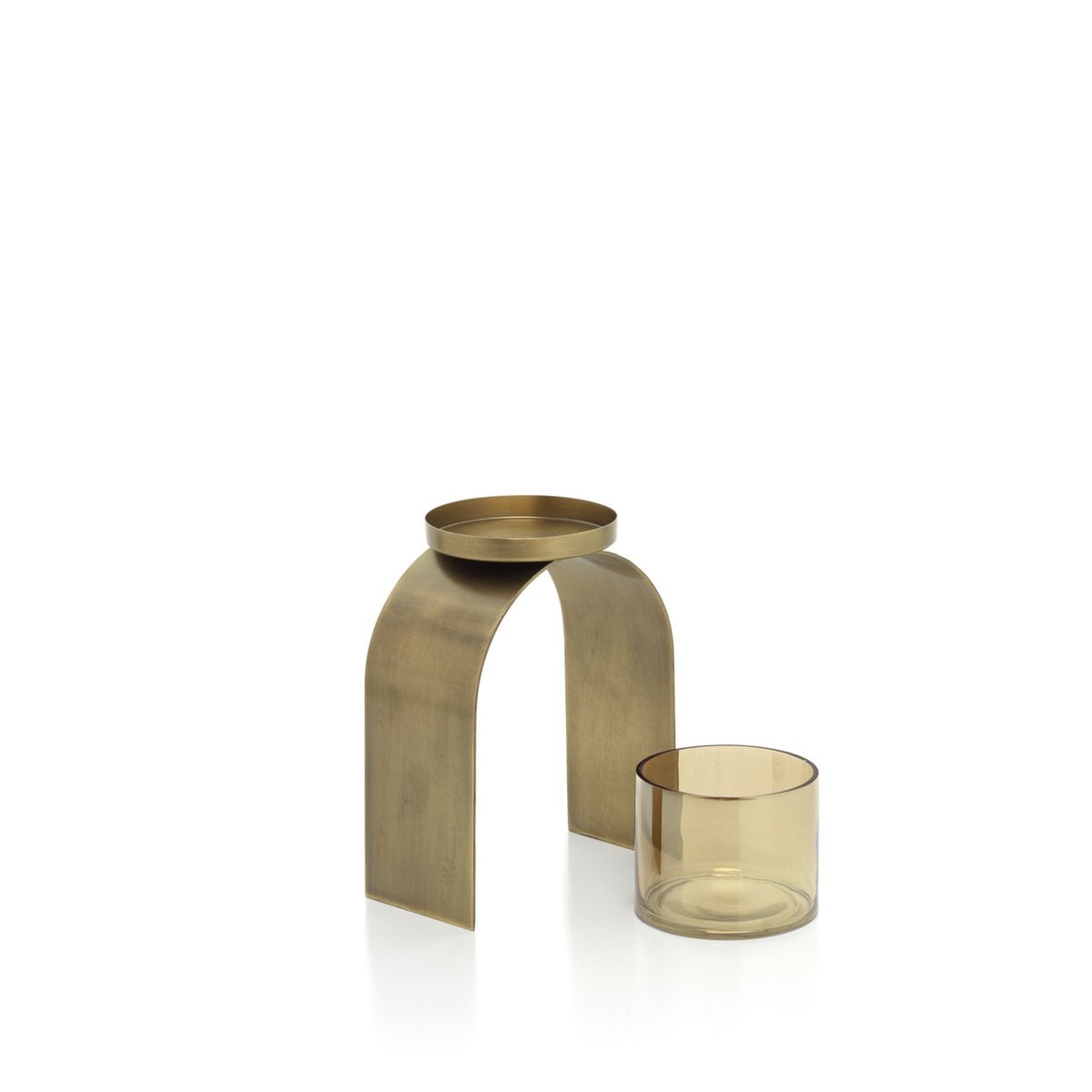 The Bow Glow T-light Holder - Goud - SET/2
