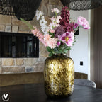 Vase Artic Cheetah Gold
