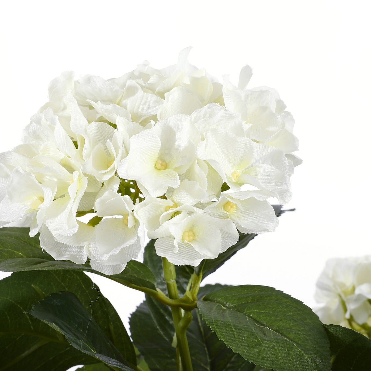 Kunstplant Hydrangea Wit 45cm