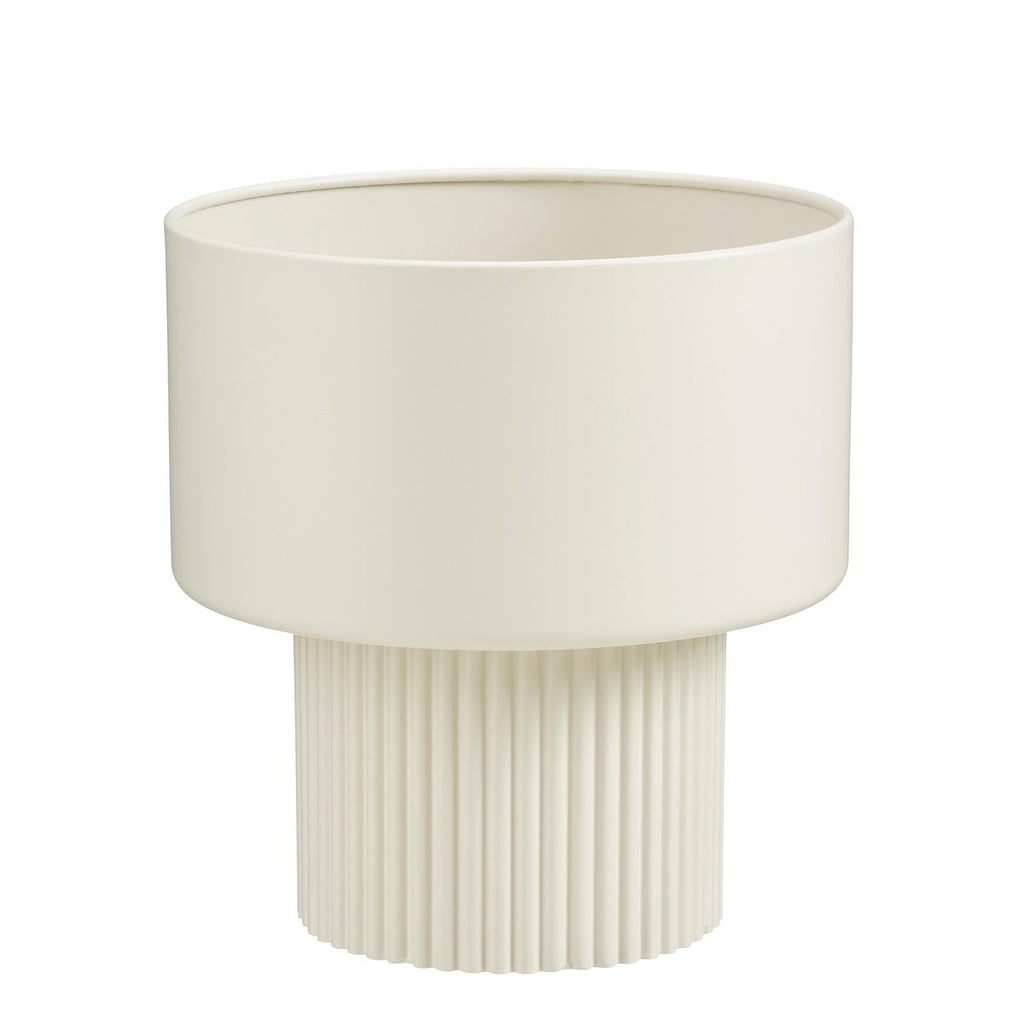 Bloempot binnen Lux Gebroken wit