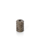 De Travertine Ripple Taper Kaarshouder - Grijs - S