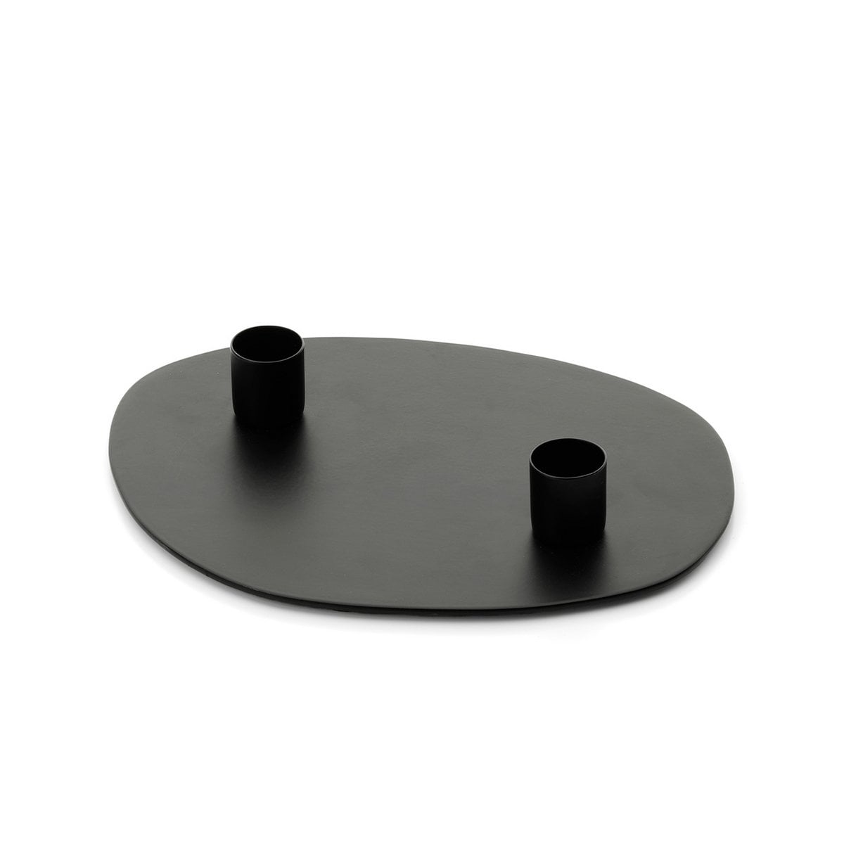 De Glowpad Kaarsenhouder - Zwart - M