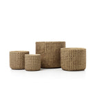 4De RattanRock Plantenpot Naturel 12,5x12,5