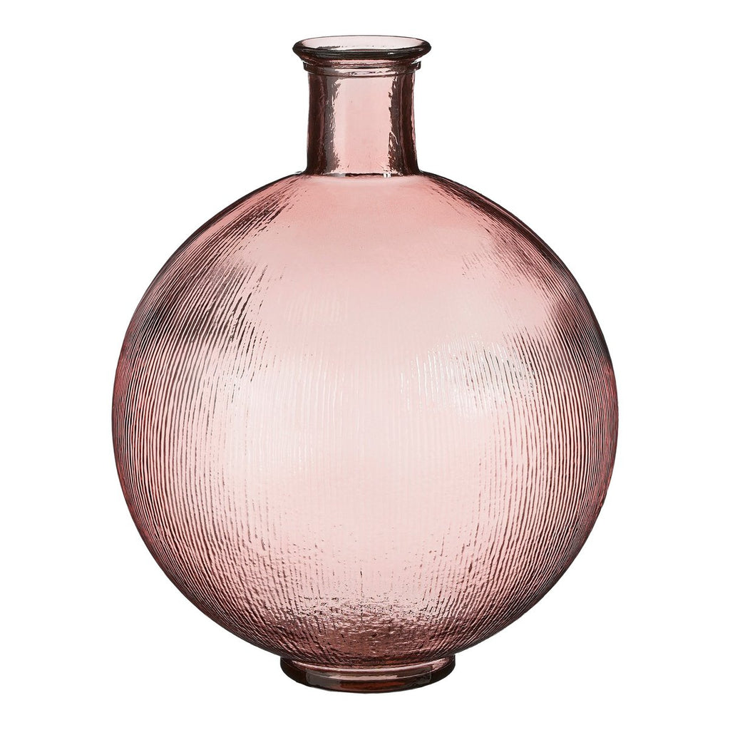 Vaas Fles Firenza Lichtroze 42cm