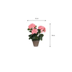 Kunstplant Hydrangea Roze 40cm