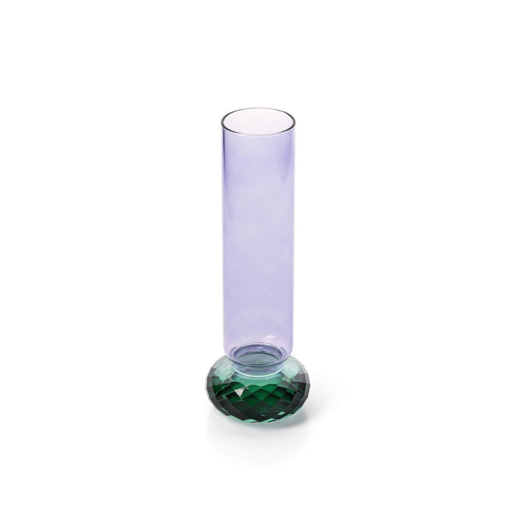 De violette kwartsvaas