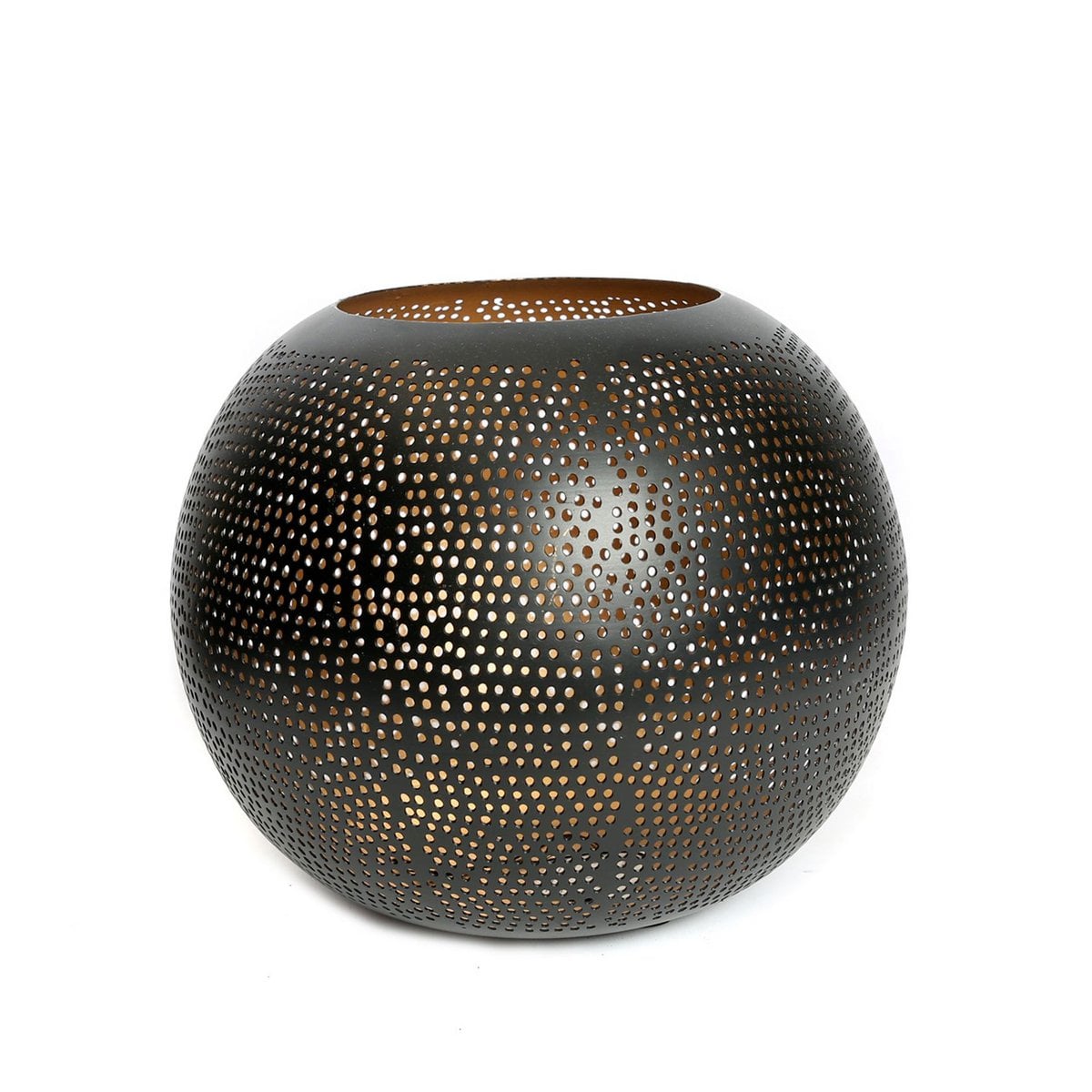 The Pierced Ball - Zwart Goud - L