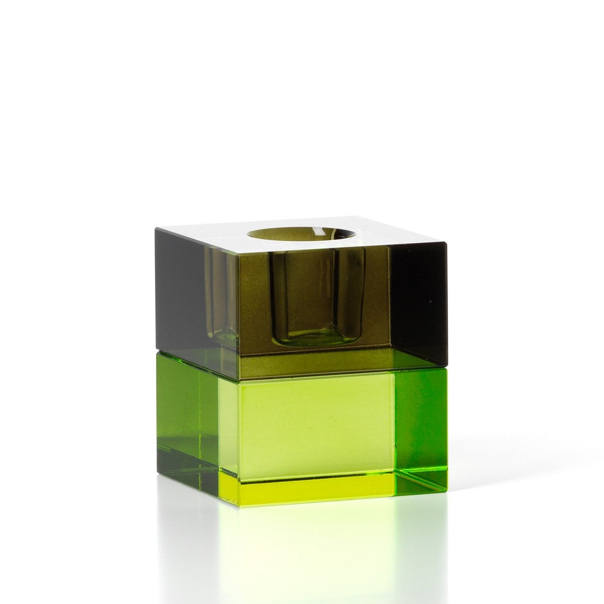 The Gem Blocks Kaarshouder - Groene Rook