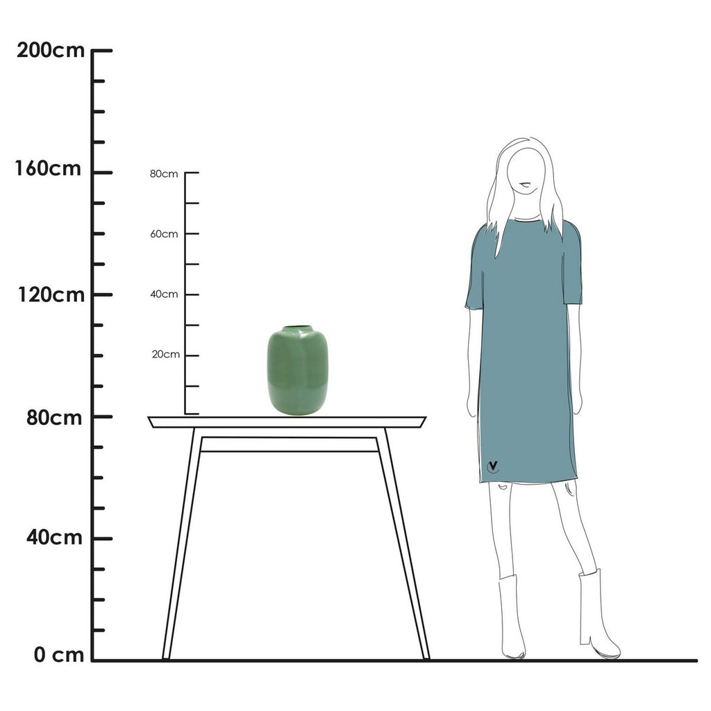 Vase - Arctic pastel green