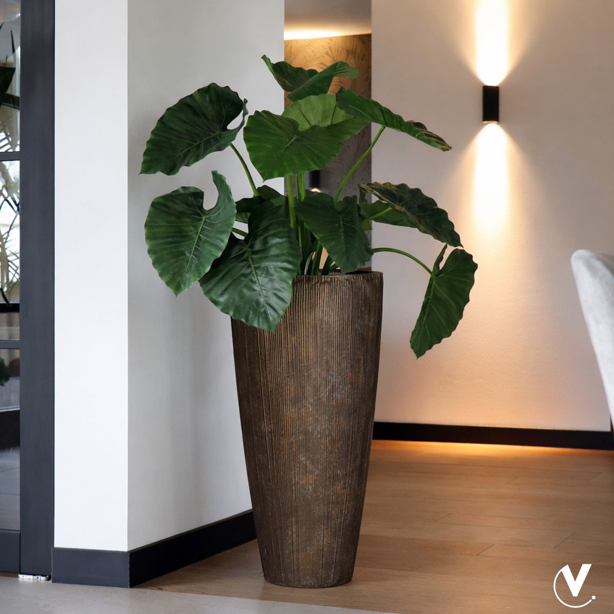 Plantenpot Java Donkerbruin 80cm