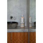 De Serene Kaarsenhouder - Beton Naturel - M