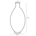 Decoratieve fles Firenza Lichtroze