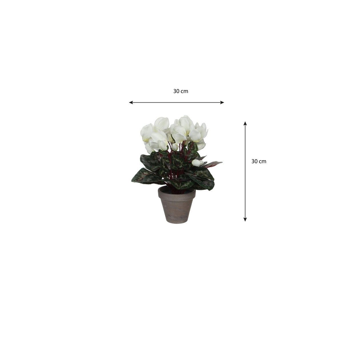 Kunstplant Cyclamen Wit