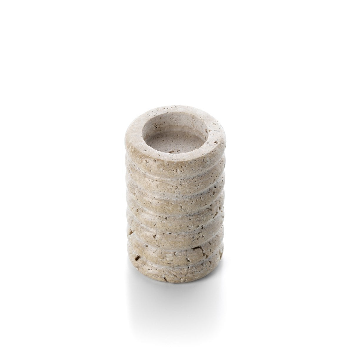De Travertine Ripple T-Lichthouder - Beige - M