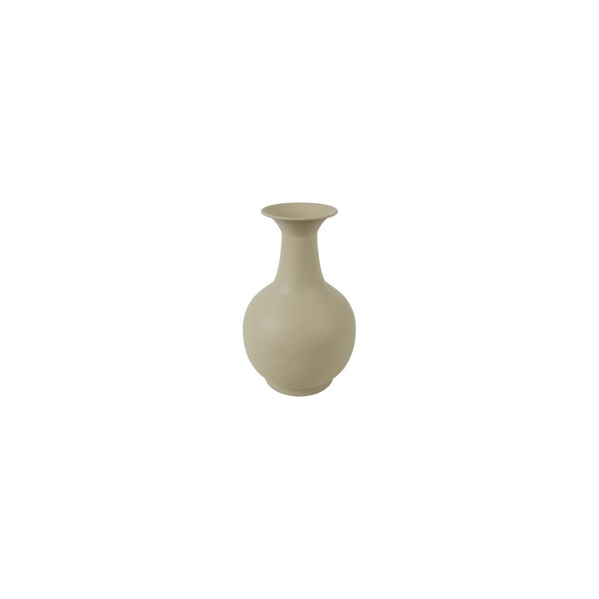 Vaas crème metaal Ø24,5x38cm