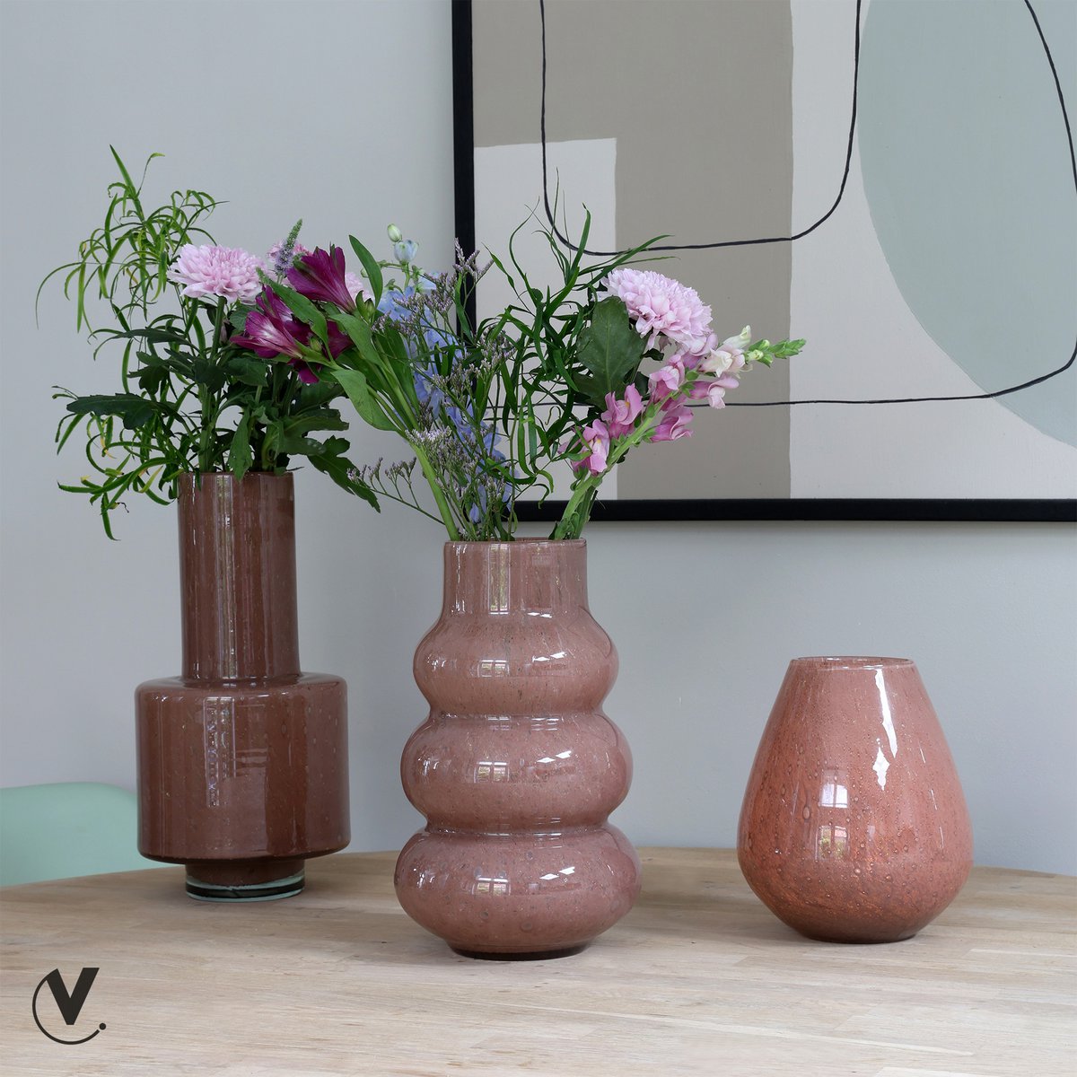 Vase - Volta Elite brown *Expected arrival late April