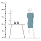 Waxinelichthouder - Moho grey (set van 2 stuks)