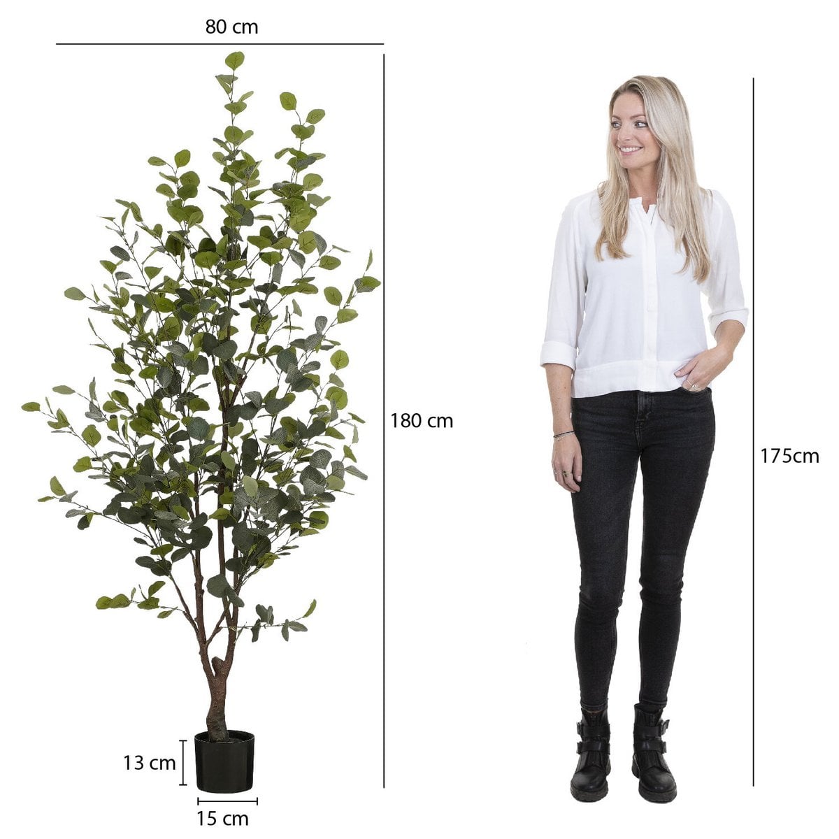 Kunstplant Eucalyptus 180cm