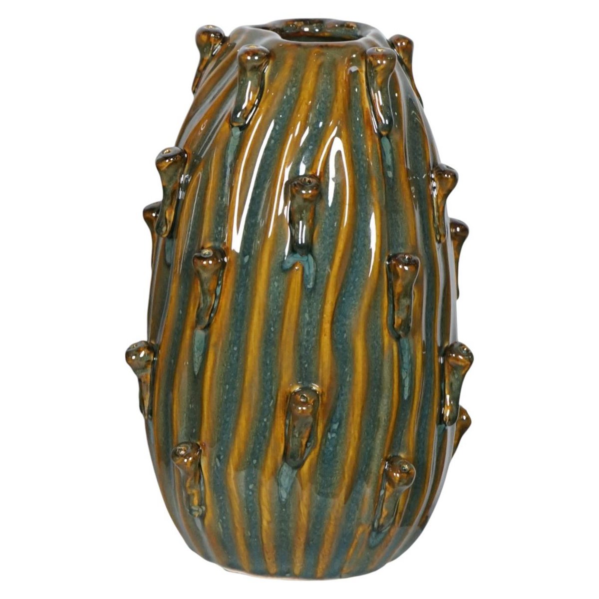 Vaas Dimphy keramiek groen 15x22cm