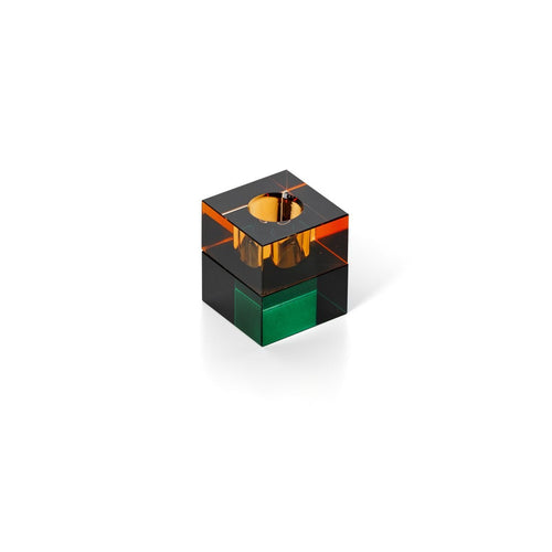 De Gem Blocks Kaarshouder - Groene Amber