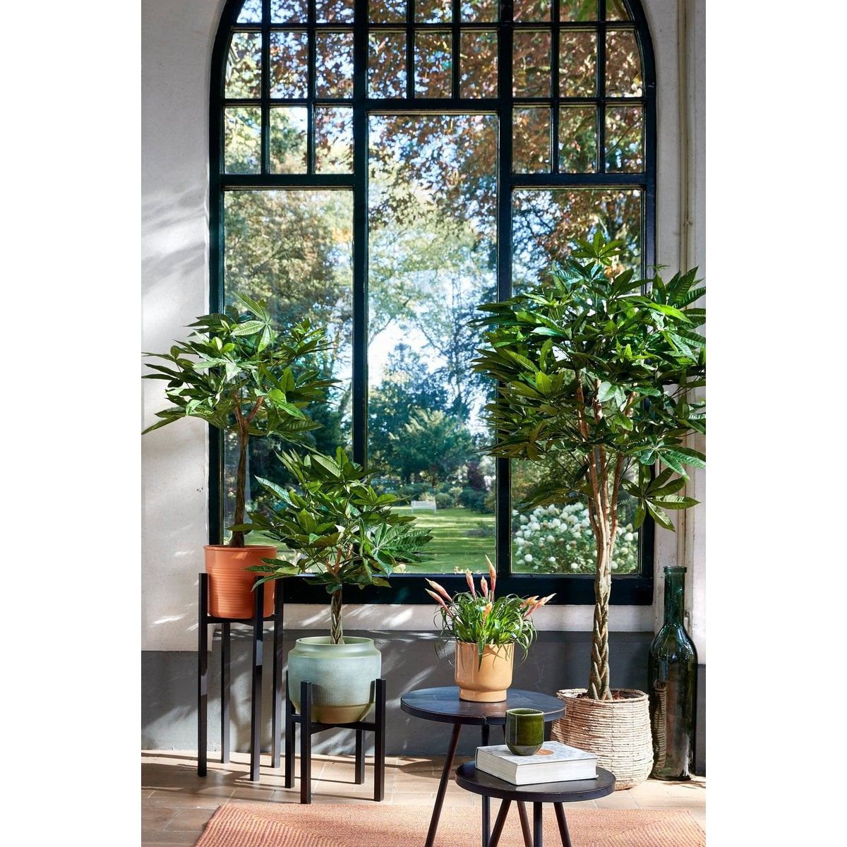 Kunstplant Pachira Groen 120cm - Real Touch