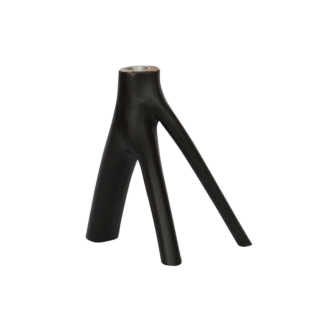 The Triple Twig Candle Holder - Zwart