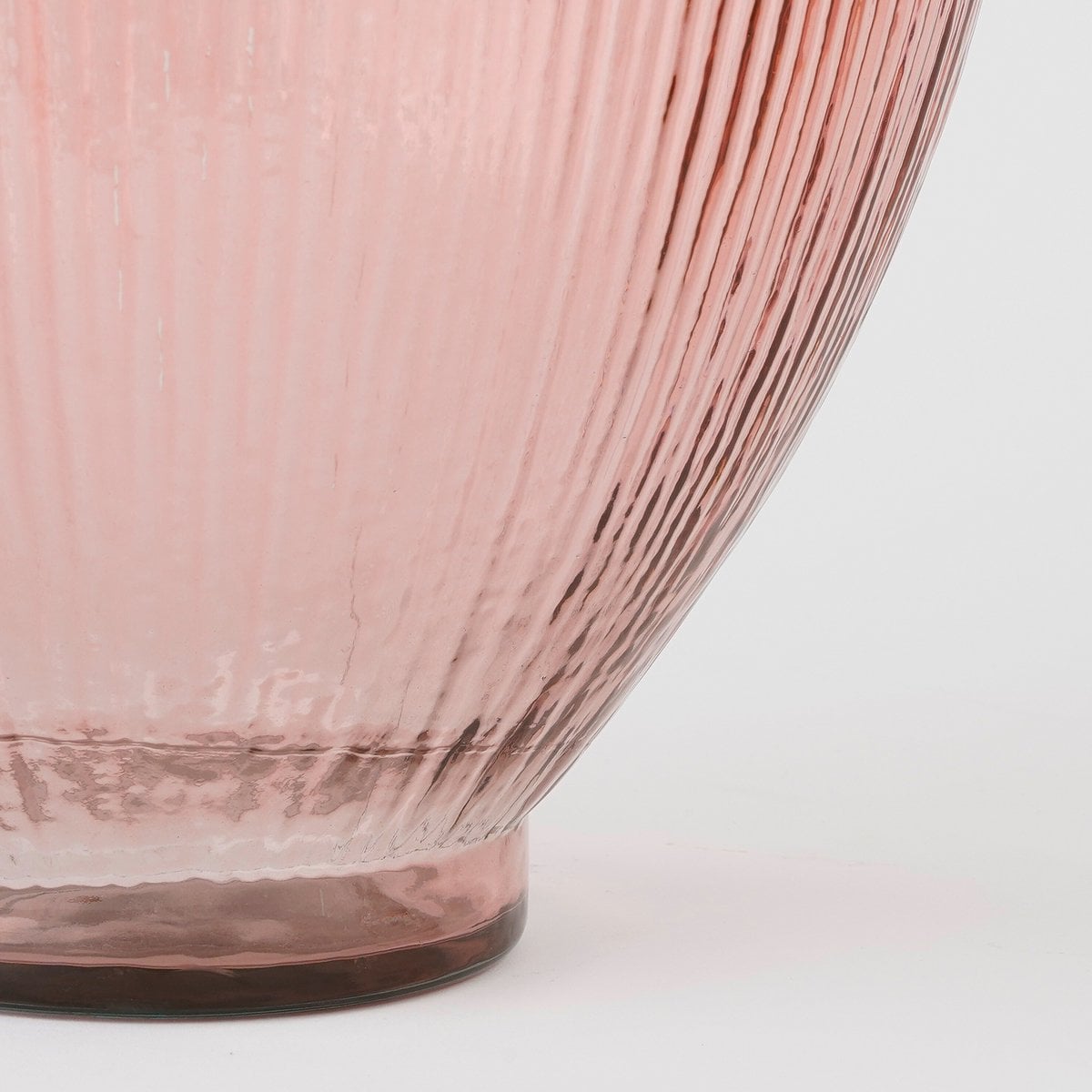 Decoratieve fles Firenza Lichtroze