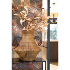 Decoratieve vaas Fabiola Lichtbruin