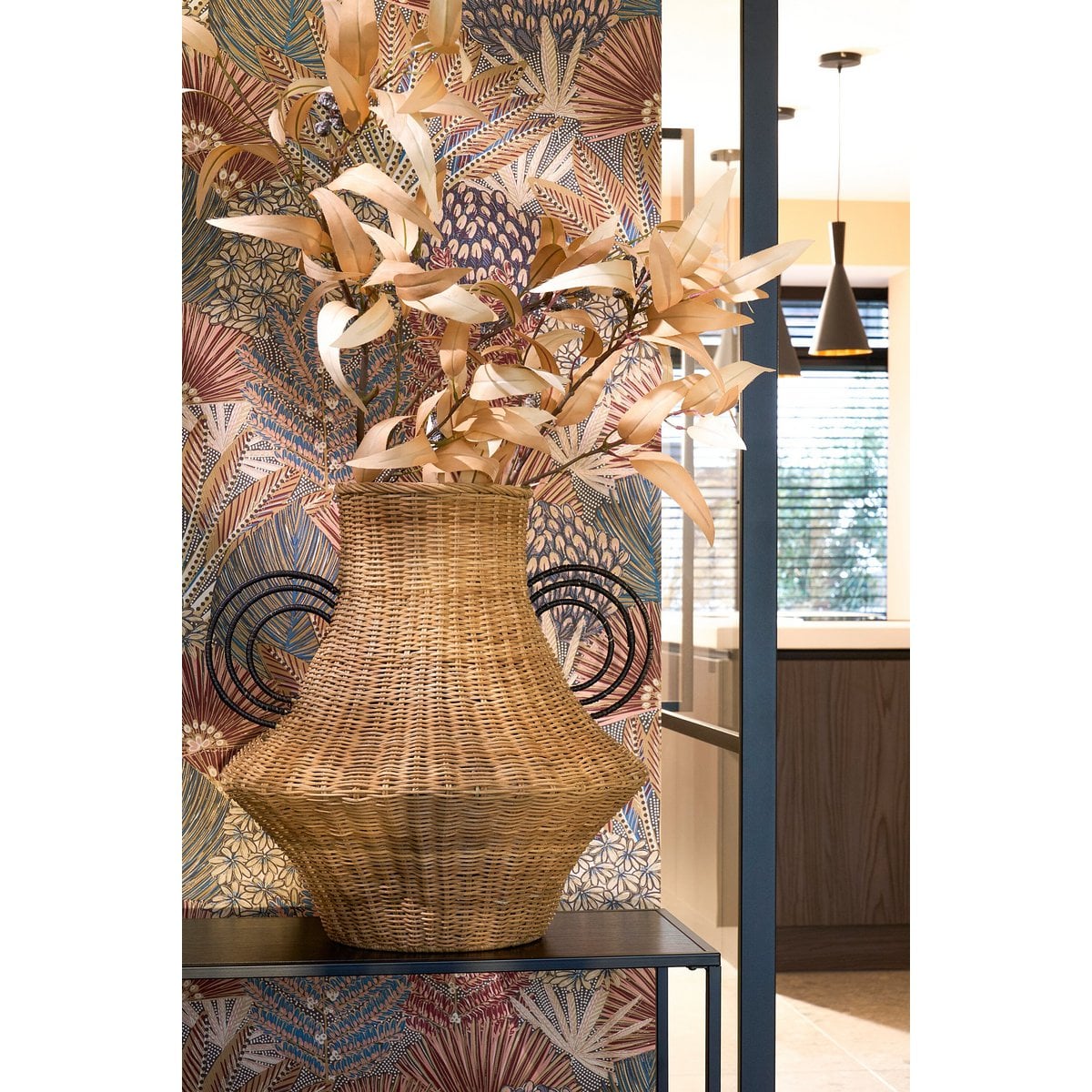 Decoratieve vaas Fabiola Lichtbruin