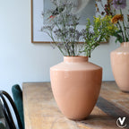 Vase - Tugela pastel peach