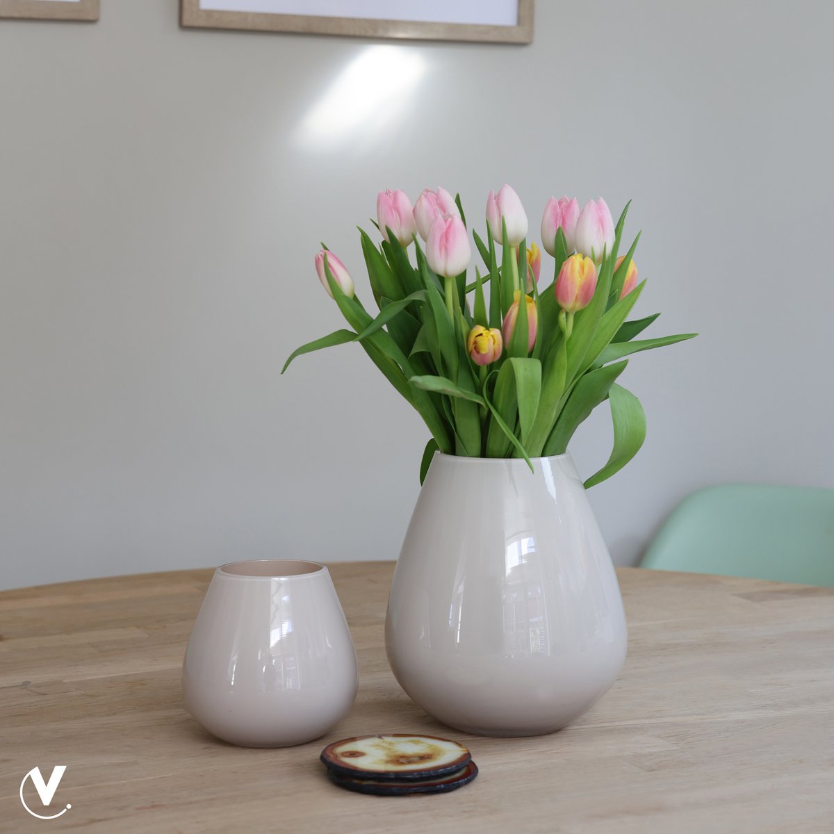 Waxinelichthouder - Tasman XS ivory (set van 2 stuks) *Verwacht eind April