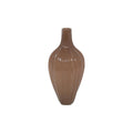 Vaas hoog Eline mat bruin Ø16xH36cm