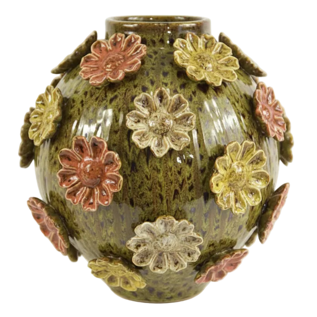Bolvaas Flowers Groen 