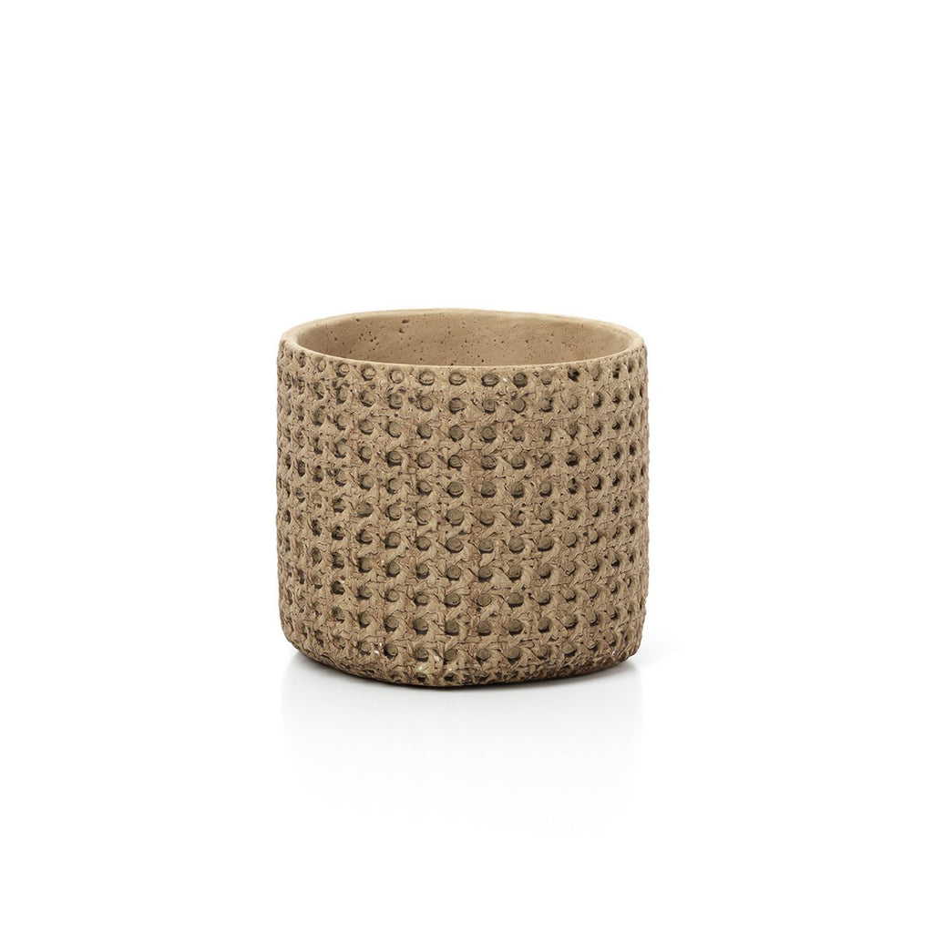 De RattanRock Plantenpot Naturel 16,5x16,5